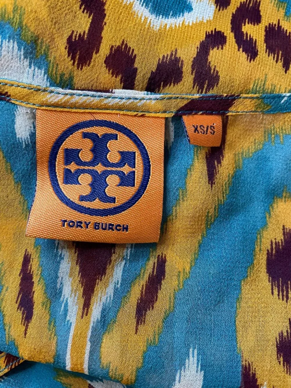 Tory Burch Silk Caftan Swim Cover Up